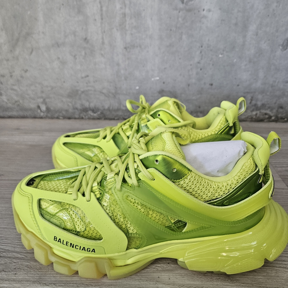 Mens Balenciaga Neon Green Sneakers